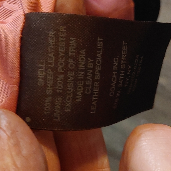 Coach leather moto jacket - Picture 2 of 5